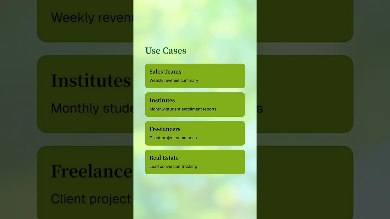 AI Report Generator Bot Using ChatGPT + Google Sheets | Auto Weekly Summary to PDF | DURGASOFT