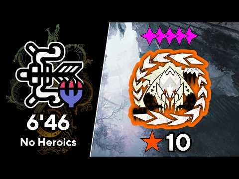 Arch-Tempered Arkveld - Bow Solo 6'46 (No Heroics) | MH Wilds