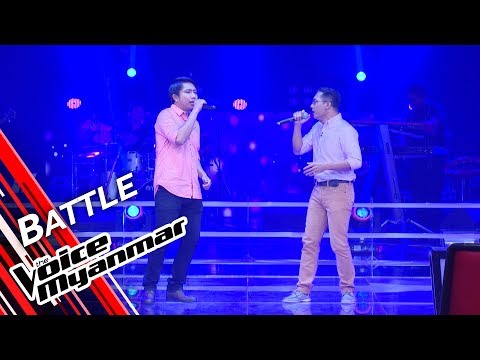 Khant Shine Vs Htin Gyi: NauntSoneTaBawHtar (R Zarni & Zaw Paing) | Battle - The Voice Myanmar 2019