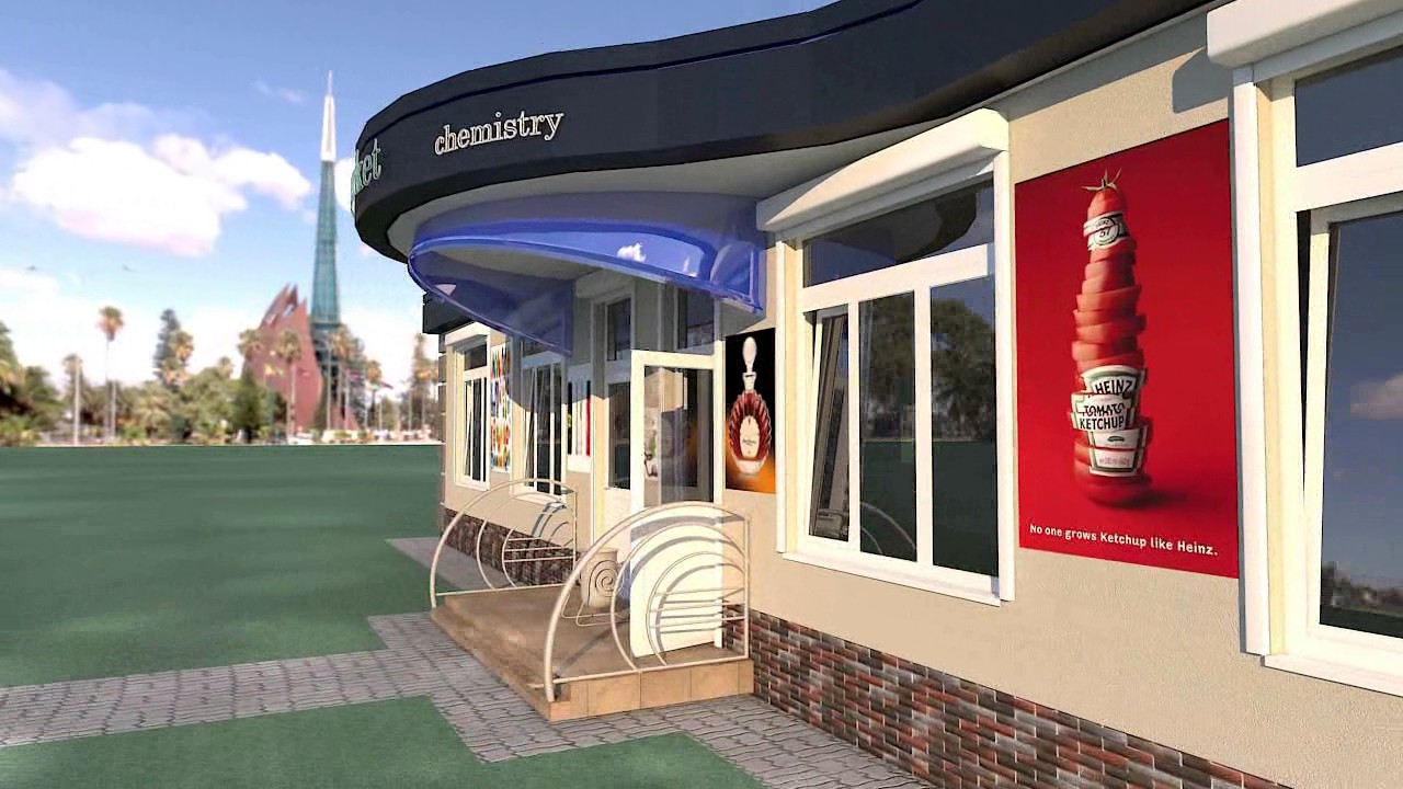 Negozio del supermercato Modello 3D