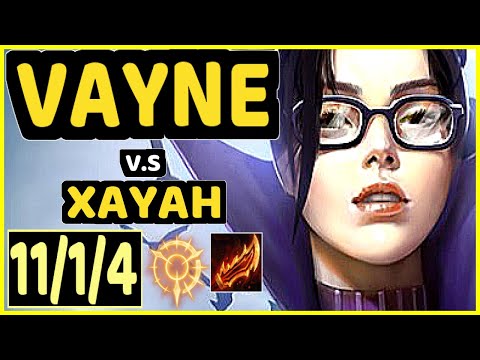 SHORTHOP (VAYNE) vs XAYAH - 11/1/4 KDA BOTTOM ADC GAMEPLAY - NA Ranked GRANDMASTER