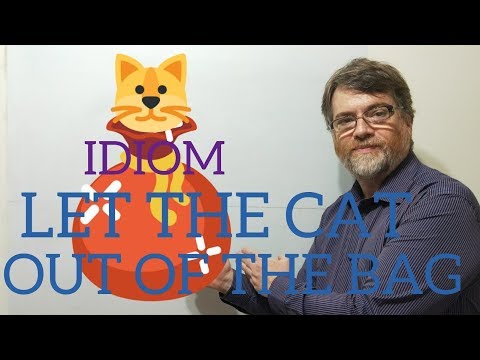 英語の家庭教師ニックPのイディオム (192) Let the Cat Out of the Bag (Let the Cat Out of the Bag) (English Tutor Nick P Idioms (192) Let the Cat Out of the Bag)