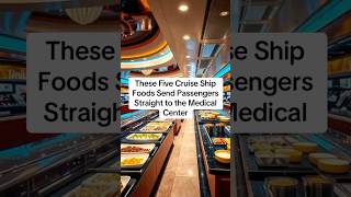 These Five Cruise Ship Foods Send Passengers Straight to the Medical Center cruise ship food safety,