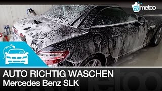 Wie wasche ich mein Auto richtig - Mercedes Benz SLK 250 CDI waschen