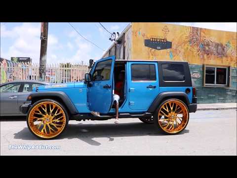 WhipAddict: 2013 Jeep Wrangler 4 Door Hardtop on all Gold Asanti FS08 30s
