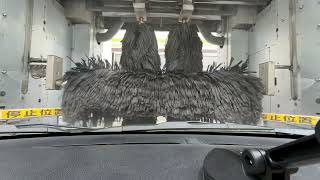 DAIFUKU洗車機：ファブリカ（車内から撮影）