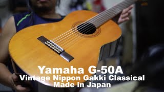 Video thumbnail for 1970 Yamaha G-50A Vintage Nippon Gakki Classical Acoustic Guitar by Jay Maulas