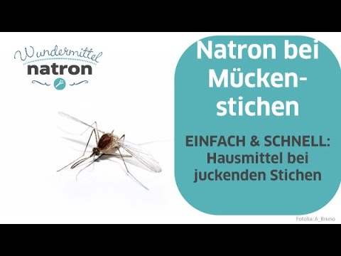 Natron bei Mückenstichen