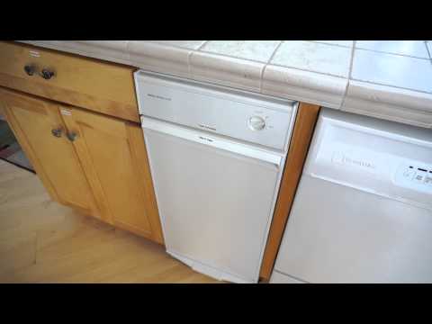 Using the Trash Compactor in the Kitchen