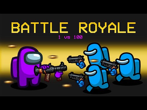Lucky Block Battle Royale in Modded Among Us