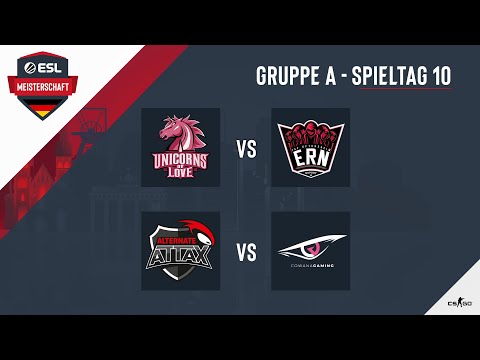 UOL vs. ERN & ATN vs. CW - ESL Meisterschaft 2020 - Season 1 - Spieltag 10 - Gruppe A