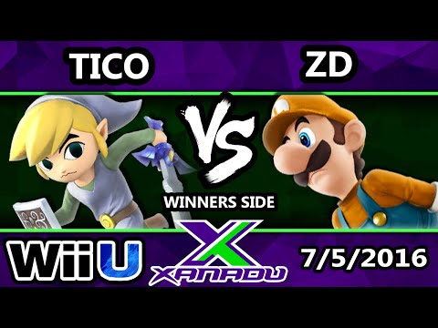 S@X 157 - ZD (Luigi) Vs. Tico (Toon Link) SSB4 Tournament - Smash Wii U - Smash 4