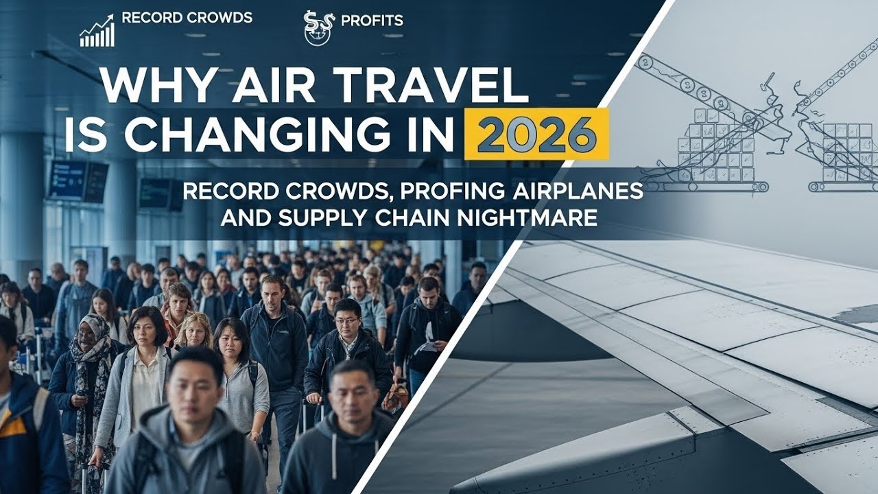 Why Air Travel is Changing in 2026 Record Crowds, Profits, Aging Planes, Bankruptcy & Supply Chain N