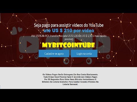 MYBITCOINTUBE, Como se Tornar Premium e Prova de Pagamento de 80 Dólares