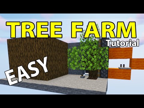 Jax and Wild - Minecraft 1.17 TREE FARM | Auto Wood Farm | Easy & Efficient