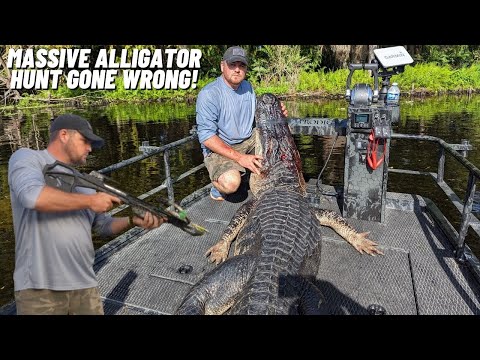 HUNTING A MASSIVE GATOR | EVERYTHING WENT WRONG THEN THIS HAPPENED!