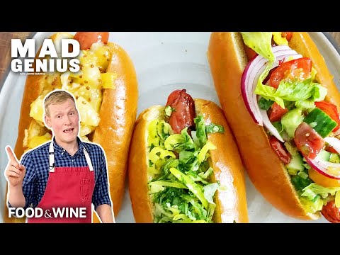 How to Make Next-Level Hot Dogs for a Cookout | Mad Genius | Food & Wine