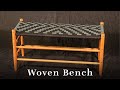 Shaker Style Woven Bench | Turning long spindles on a lathe using a steady rest | Fine Woodworking