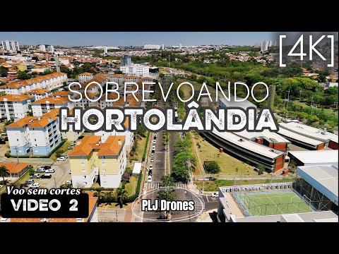293 - 4K - Drone - Sobrevoando Hortolândia - Vídeo 2 #hortolandia #interiordesaopaulo #cidade #sp