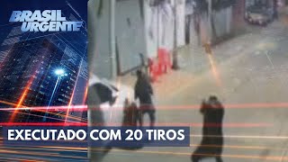 Segurança é executado com 20 tiros na porta do trabalho