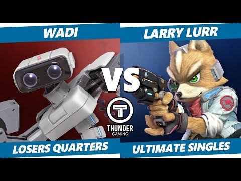 Thunder Smash SSBU - AG | WaDi (ROB) Vs. T1 | Larry Lurr (Wolf, Fox) Smash Ultimate Tournament LQ