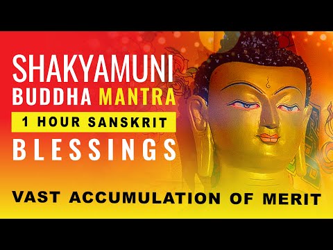 Shakyamuni Buddha Mantra 1 Hour in Sanskrit: Blessings and Vast Merit Accumulation & Auspiciousness