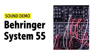 Video thumbnail for Behringer System 55 Sound Demo (no talking) by Bonedo Synthesizers