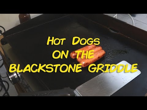 Hot Dogs on the Blackstone Griddle