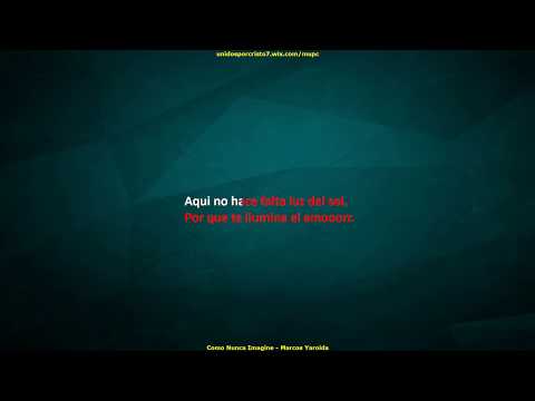 Como Nunca Imagine --   Marcos Yaroide (Karaoke)