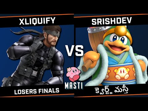 xLiquify (Snake) vs Srishdev (Dedede) - క్వెర్ట్జ్ మస్తీ - Losers Finals - Smash Ultimate