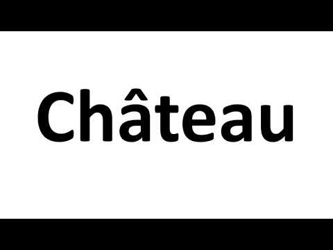 Part of a video titled How to Pronounce Chateau? Meaning | French Pronunciation - YouTube