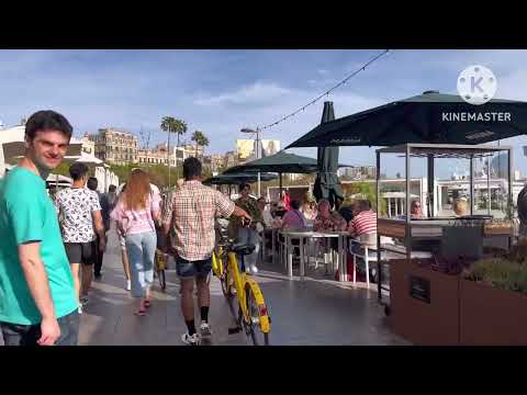 BEACH DAY🇪🇸 @Barcelona beach@Barceloneta 🏝️ #sapanavlog#spain
