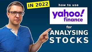 How to use YAHOO FINANCE for Stock Analysis in 2021