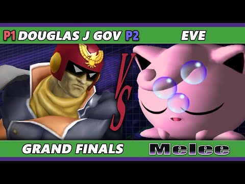 S@X 491 GRAND FINALS - eve (Jigglypuff) Vs. Douglas.J.Gov [L] (Captain Falcon) Smash Melee - SSBM