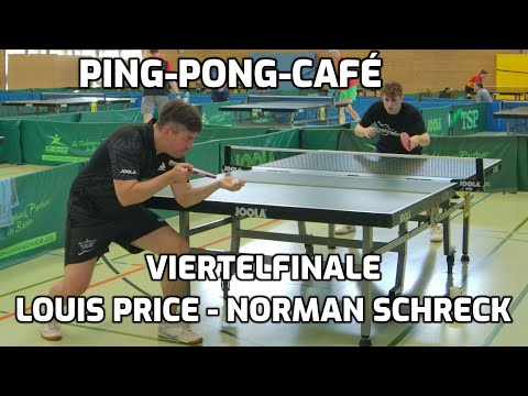 Ping-Pong-Café - Viertelfinale Louis Price - Norman Schreck
