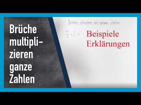 Brüche dividieren mit ganzen Zahlen | www.gut-erklärt.de