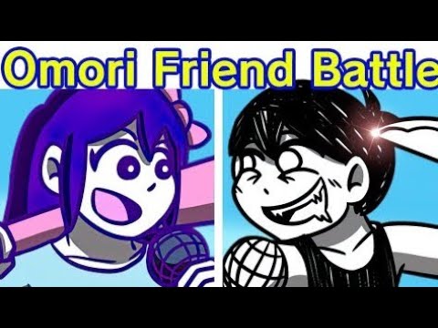 Friday Night Funkin' Aubrey, Kel & Hero vs Omori & Basil - Friend Battle (FNF Mod) (OMORI x FNF)