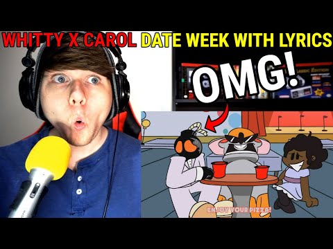 Whitty X Carol Date Week WITH LYRICS By RecD - Friday Night Funkin' THE MUSICAL @recorderdude REACTION!