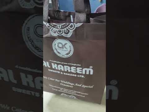 Laminated printed sweets box bags