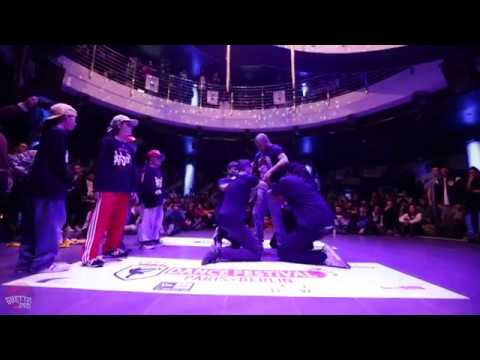 Team Japan vs Team France | World Crew Battle - Final @Dance Festival Paris Berlin 2016