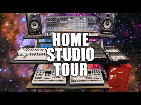 BIG HOME STUDIO & SYNTH CAVE TOUR