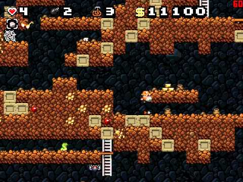 Let's Play Spelunky Classic - Episode 12 - Need To Make Less Mistakes