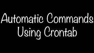 🟣Setting Up A Pi To Auto Update And More Using Crontab