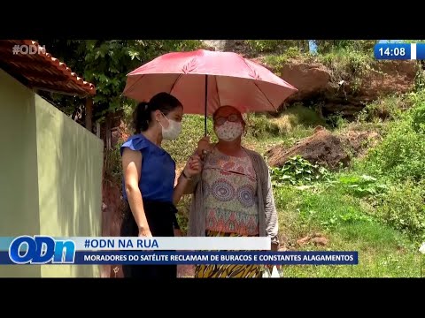 Moradores do Satélite reclamam de buracos e constantes alagamentos 28 10 2021