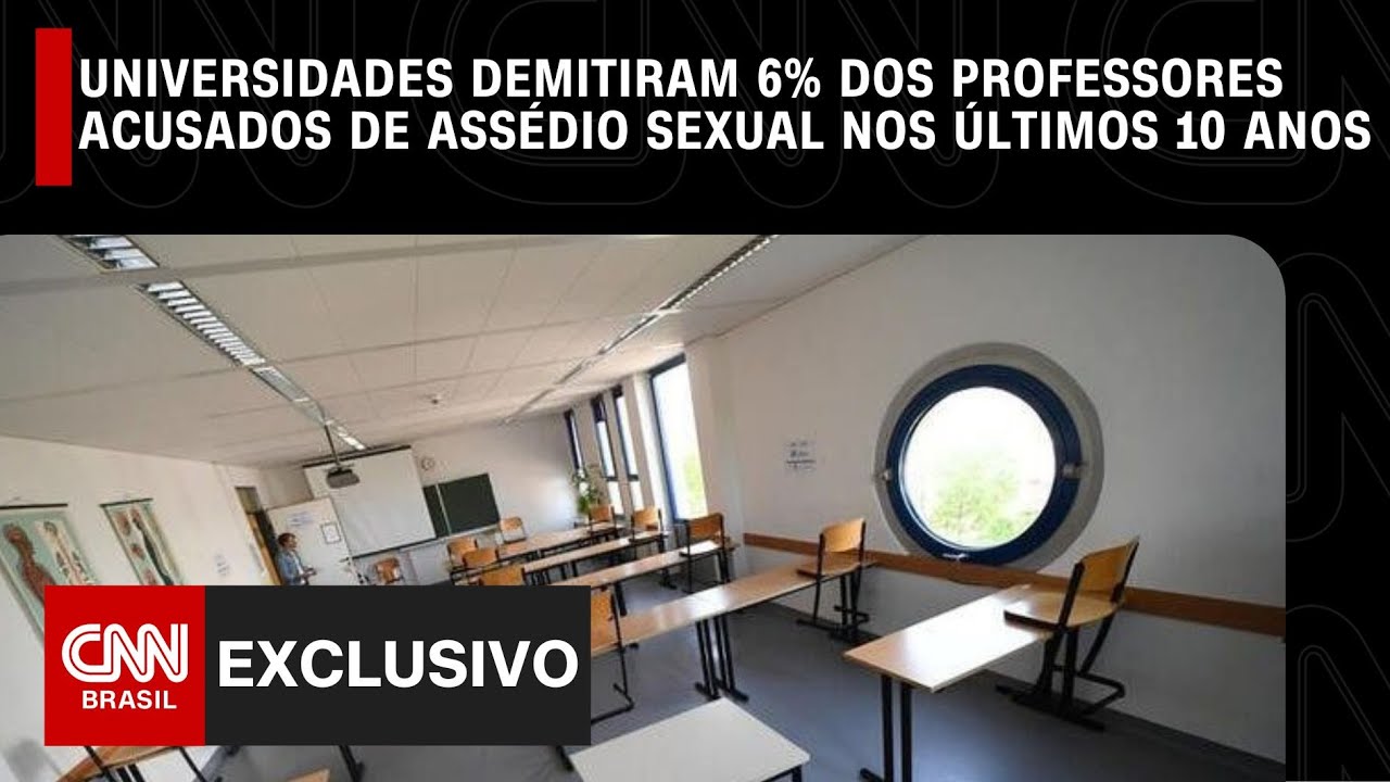 Universidades demitiram 6% dos professores acusados de assédio sexual nos últimos 10 anos | LIVE CNN