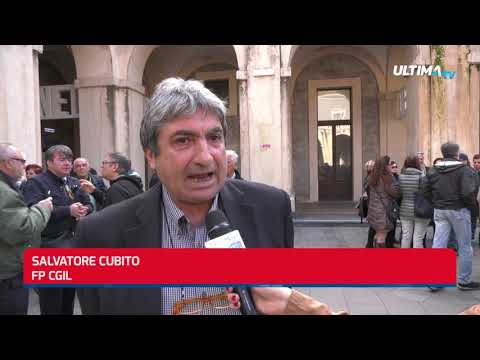 Catania, i dipendenti comunali protestano per i loro diritti