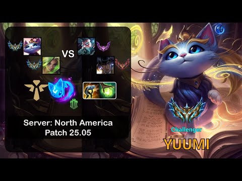 Yuumi Support + Zeri vs Zilean + Nilah - NA Challenger - Patch 25.05