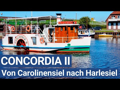 Carolinensiel | Mit dem Raddampfer Concordia II nach Harlesiel | Ostfriesland