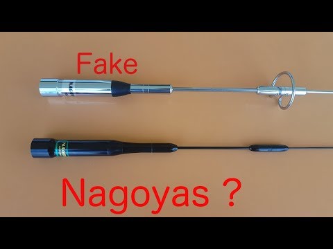 Fake Nagoya NL-770S & S-45 VHF UHF Antennas Quick Test.