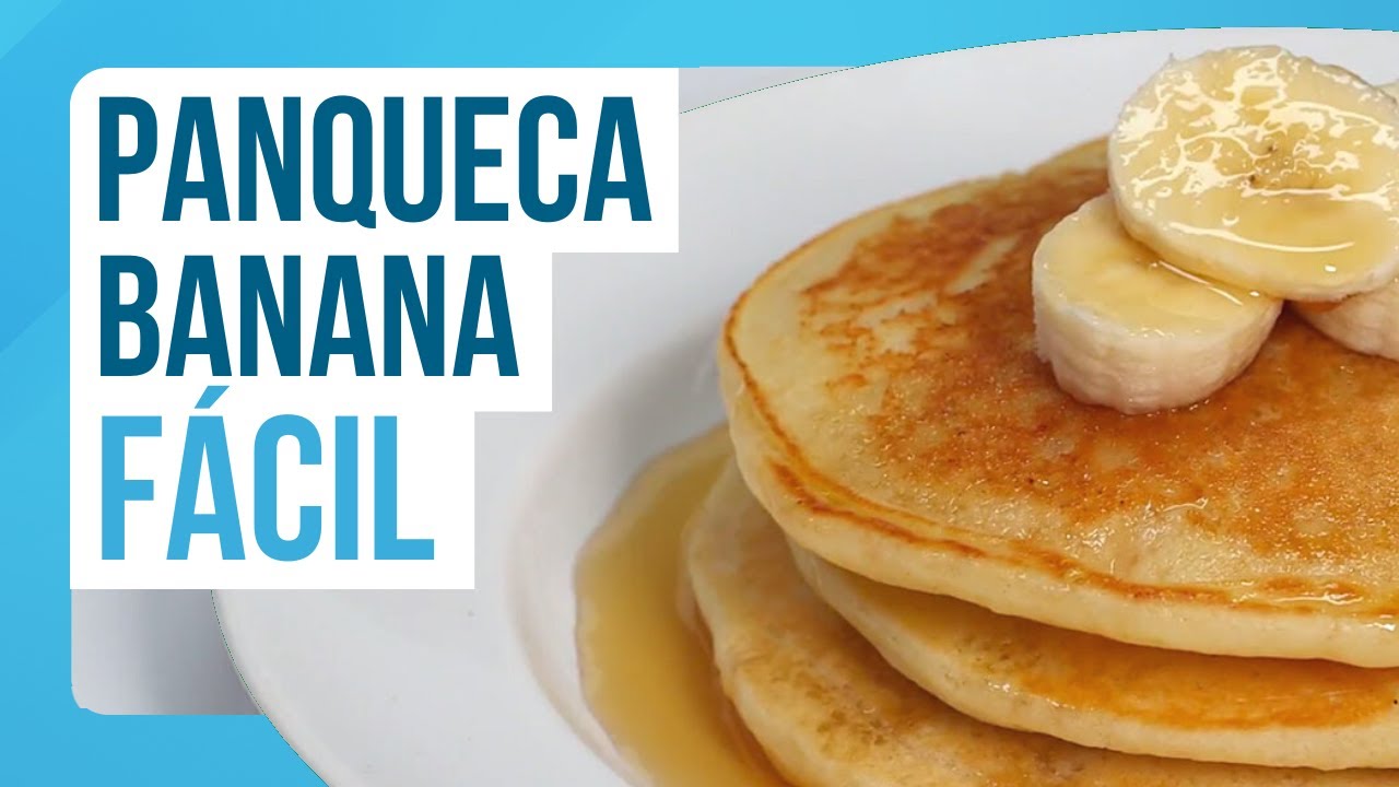 Como fazer PANQUECA DE BANANA COM AVEIA (DELICIOSA) - Receita FIT